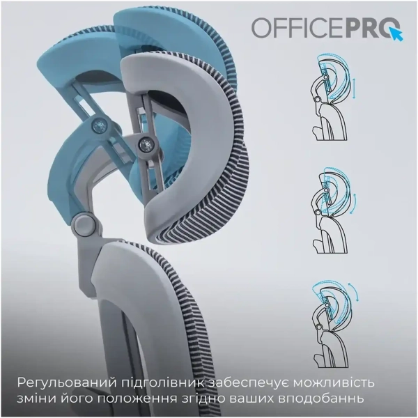 Купить Кресло офисное OfficePro OC680G Gray - фото 9