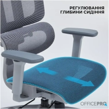 Купить Кресло офисное OfficePro OC680G Gray - фото 12