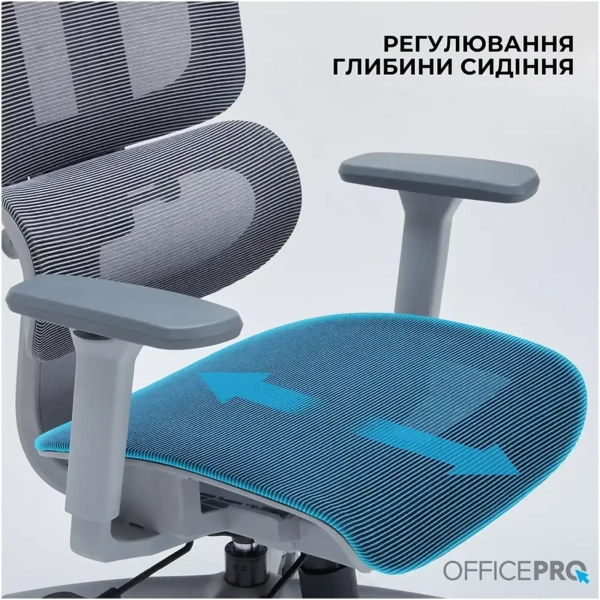 Купить Кресло офисное OfficePro OC680G Gray - фото 12