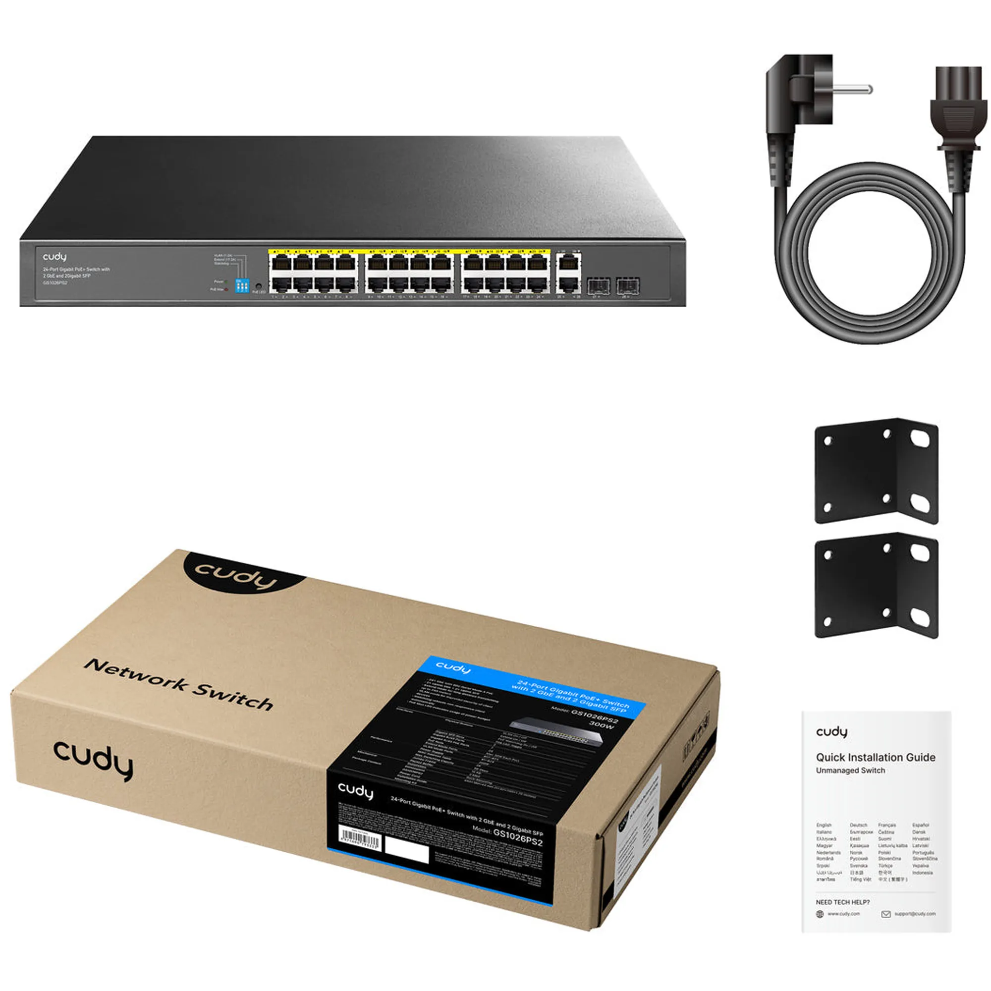 Купити Комутатор Cudy GS1026PS2 - фото 2