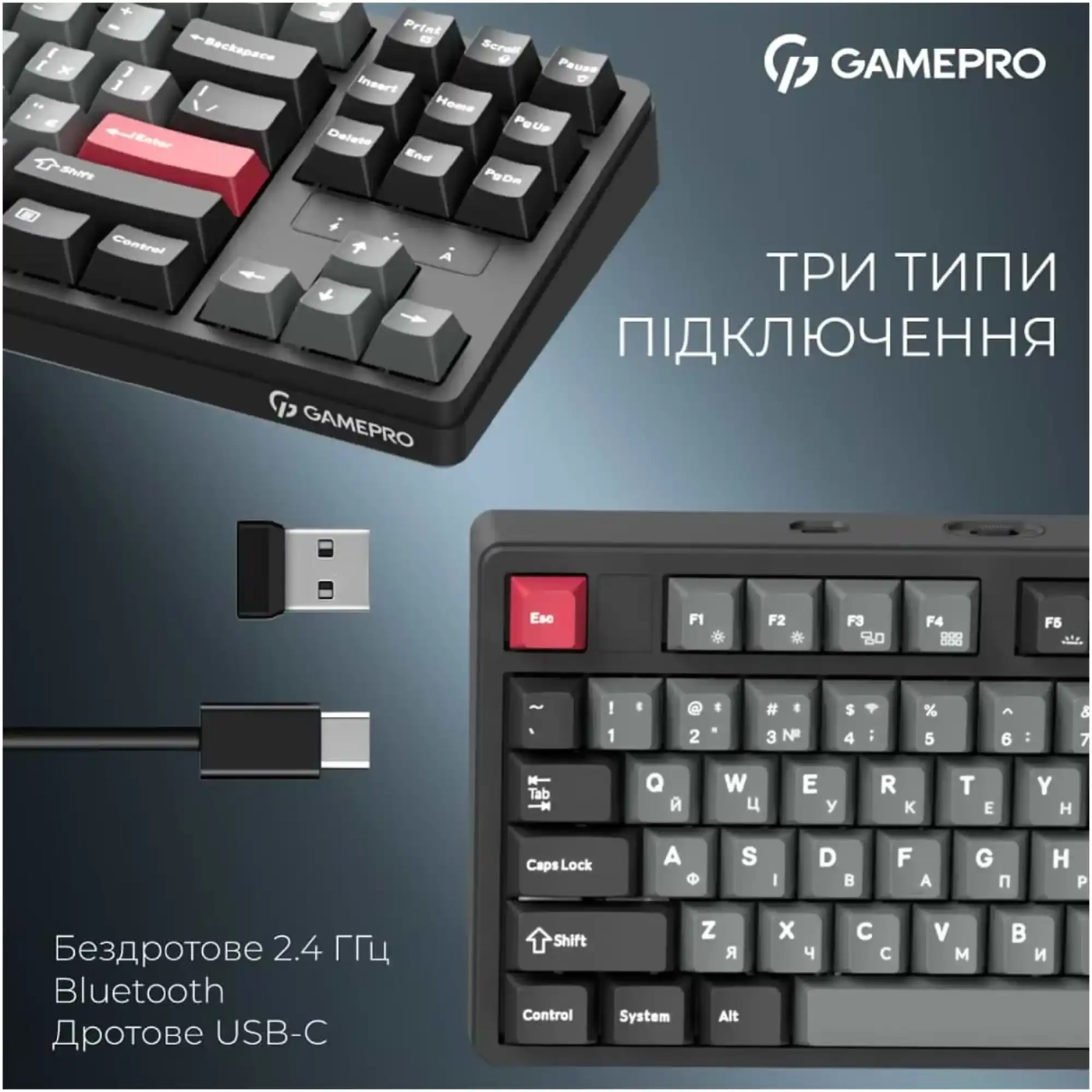 Купить Клавиатура GamePro Asgard Ragnar Black (MK285BK) - фото 7
