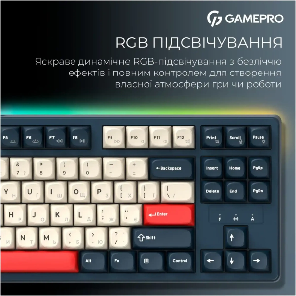Купити Клавіатура GamePro Asgard Ragnar Blue (MK285BL) - фото 18