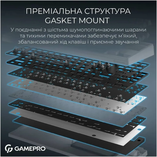 Купить Клавиатура GamePro Asgard Ragnar White (MK285WH) - фото 10