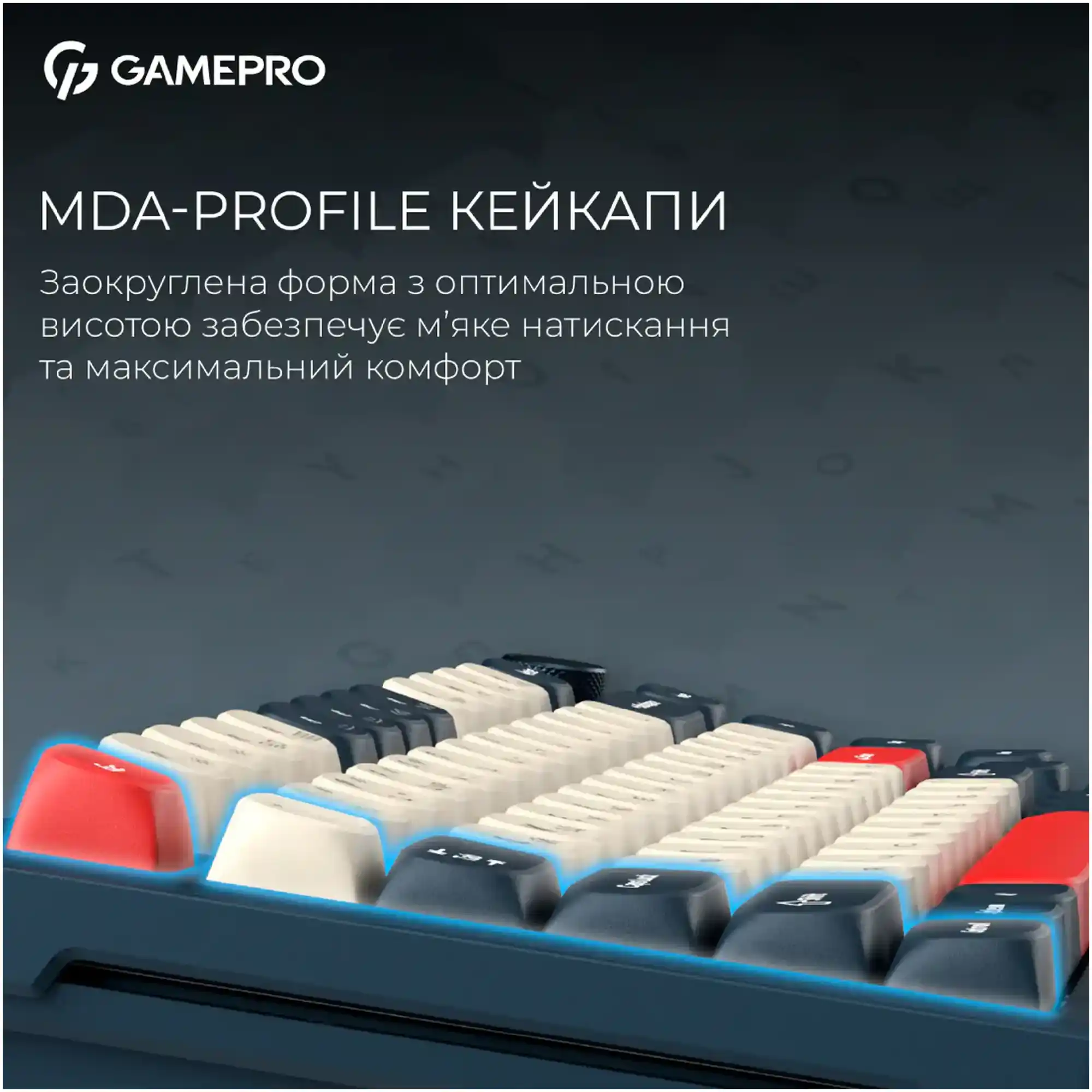 Купити Клавіатура GamePro Asgard Yord Blue (MK266BL) - фото 12