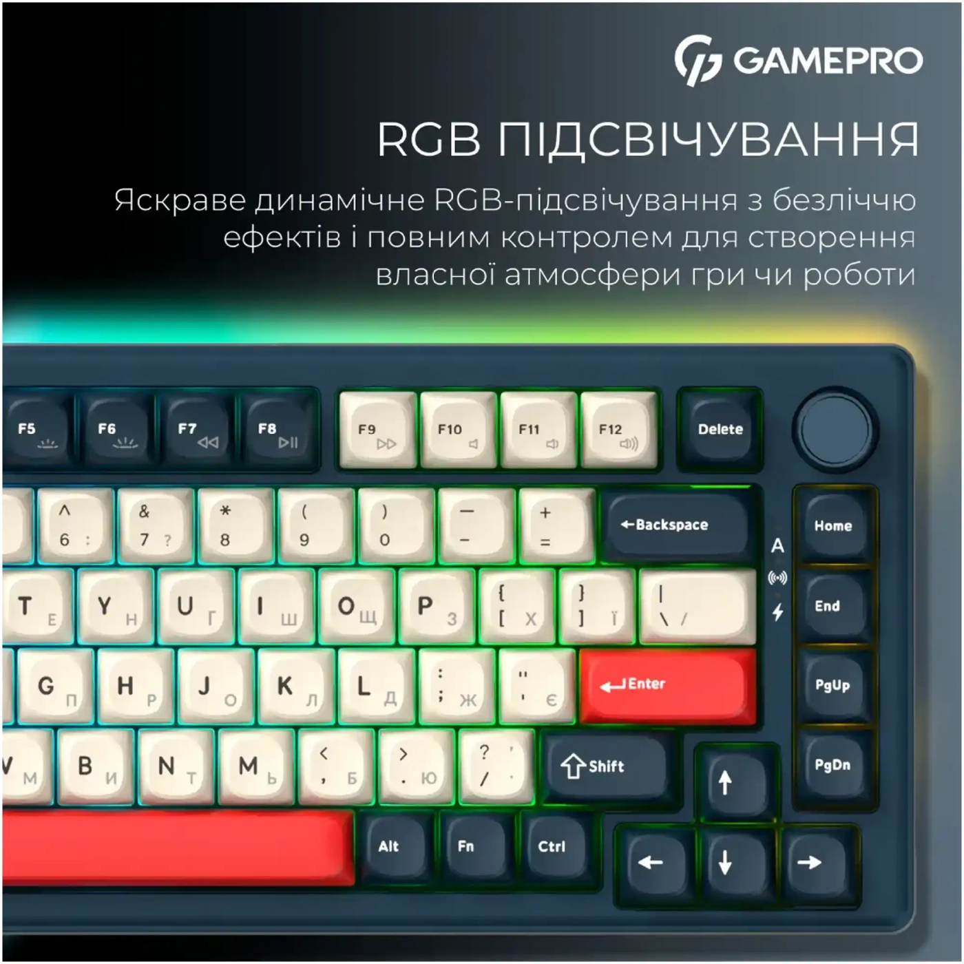 Купити Клавіатура GamePro Asgard Yord Blue (MK266BL) - фото 15