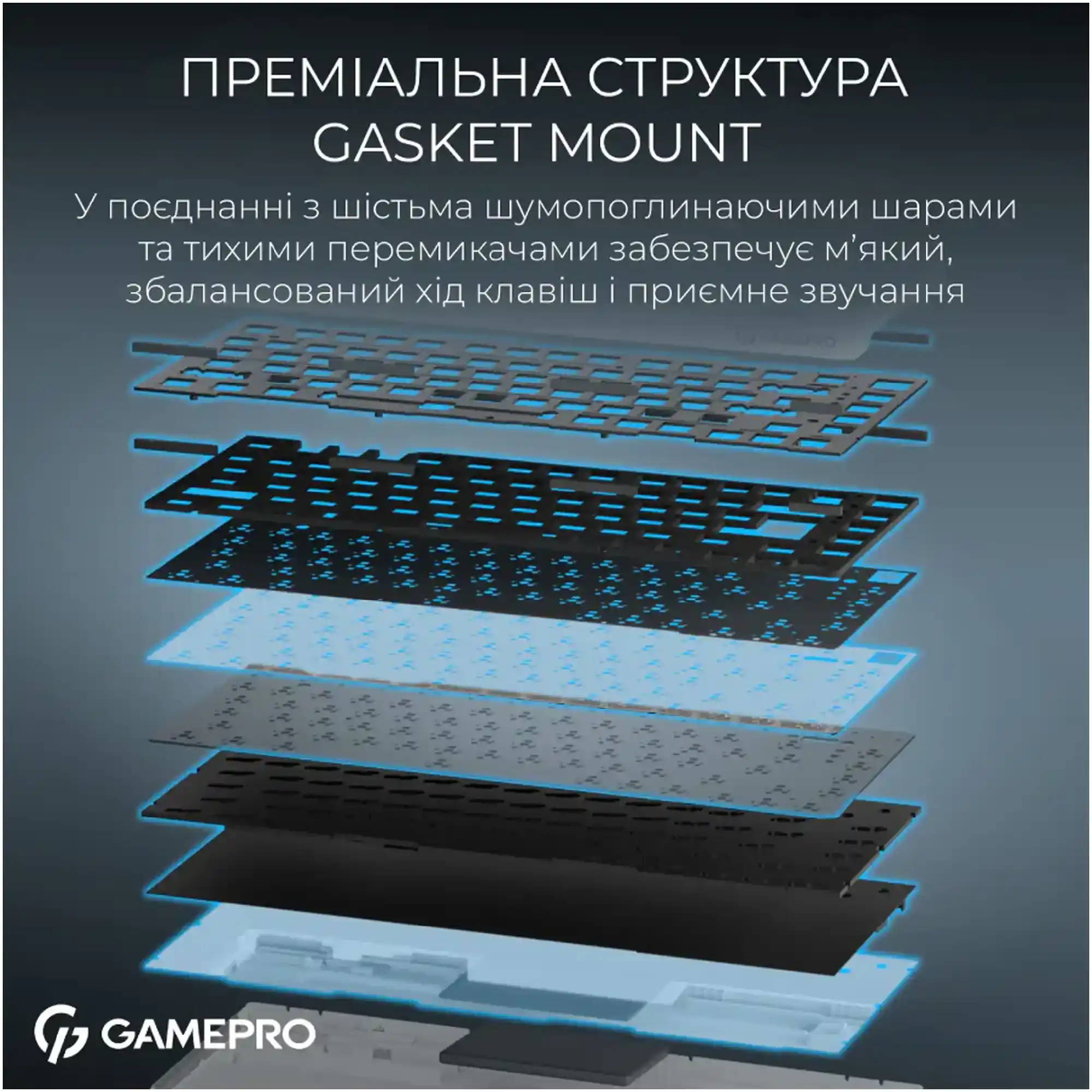 Купити Клавіатура GamePro Asgard Yord White (MK266WH) - фото 10