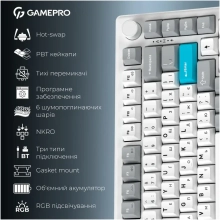 Купити Клавіатура GamePro Asgard Yord White (MK266WH) - фото 18