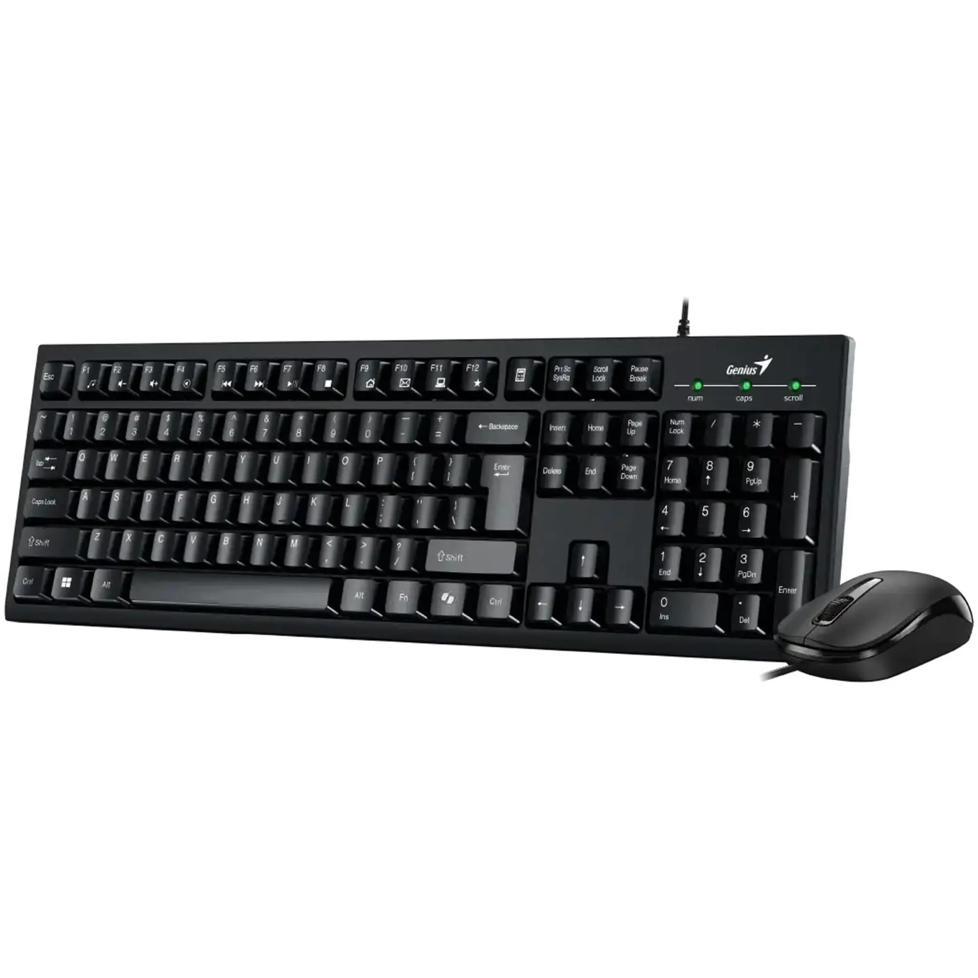 Купити Комплект клавіатура та мишка Genius KM-100SE Black (31330009410) - фото 2