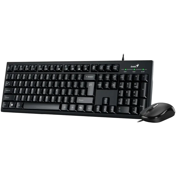 Купити Комплект клавіатура та мишка Genius KM-100SE Black (31330009410) - фото 2