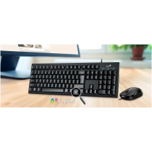 Купити Комплект клавіатура та мишка Genius KM-100SE Black (31330009410) - фото 4