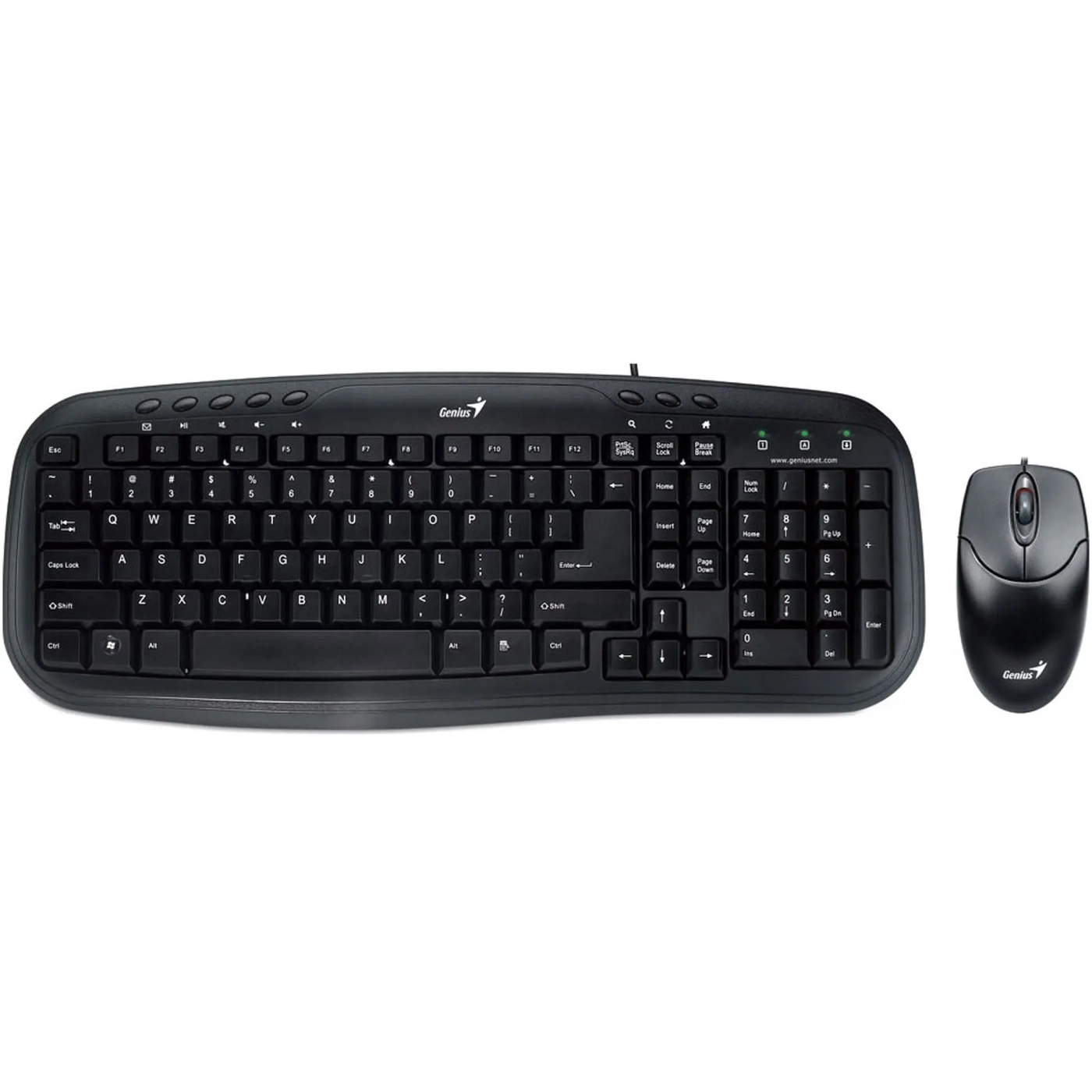 Купить Комплект клавиатура и мышь Genius KM-200 UA Black (31330003410) - фото 1
