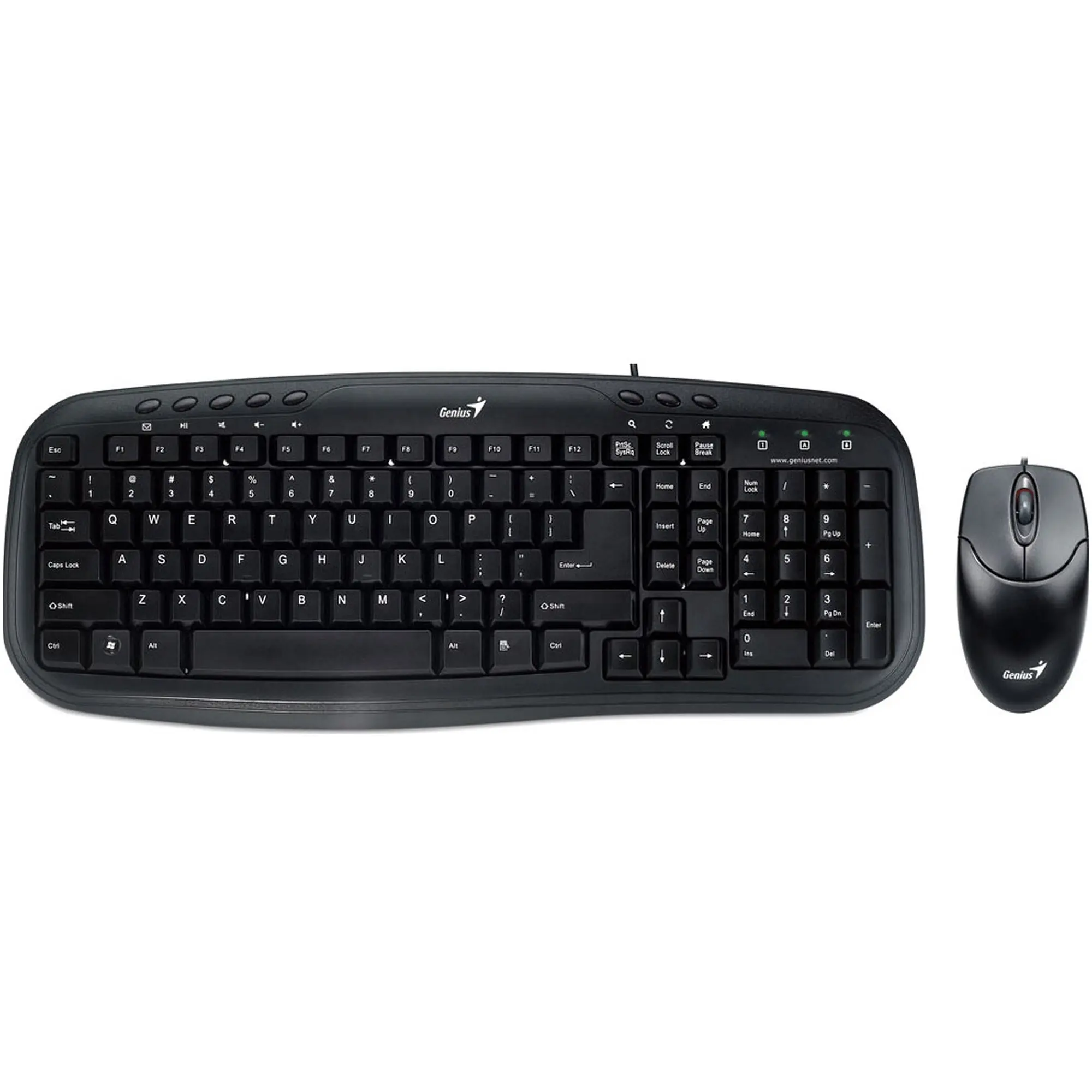Купить Комплект клавиатура и мышь Genius KM-200 UA Black (31330003410) - фото 1