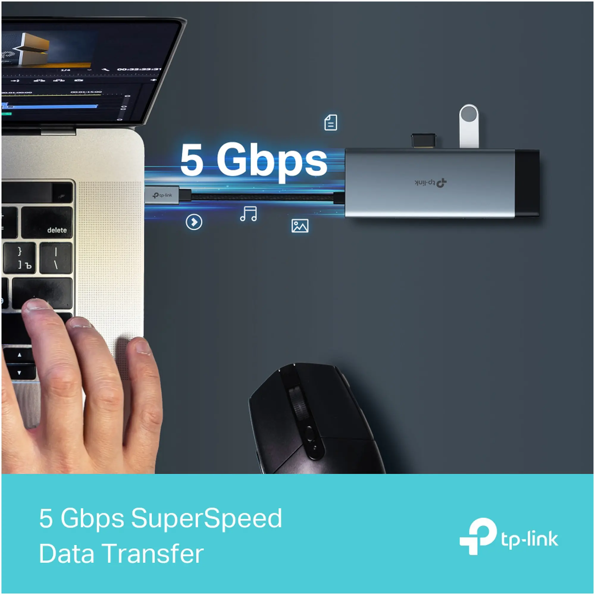 Купити USB-хаб TP-LINK UH6120C - фото 8