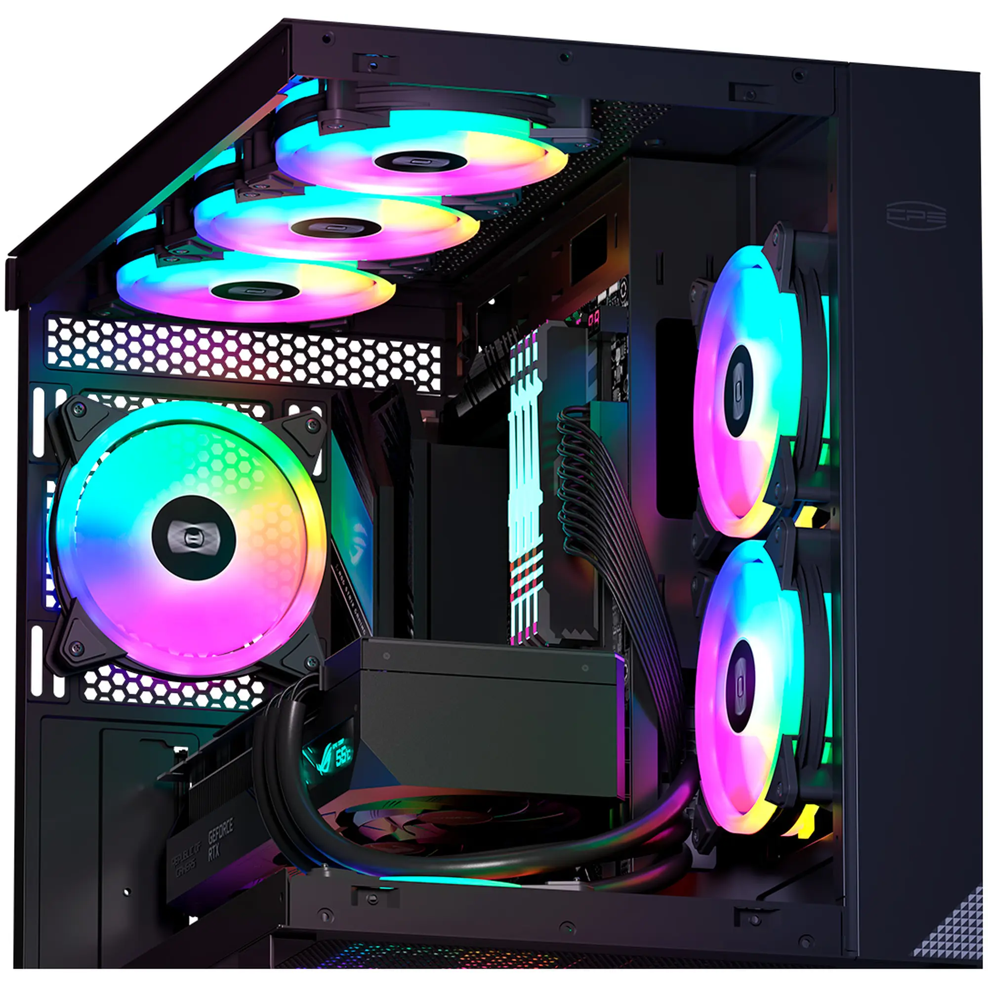 Купити Вентилятор PCCOOLER F3 T120 ARGB Black (F3 T120 ARGB BK) - фото 6