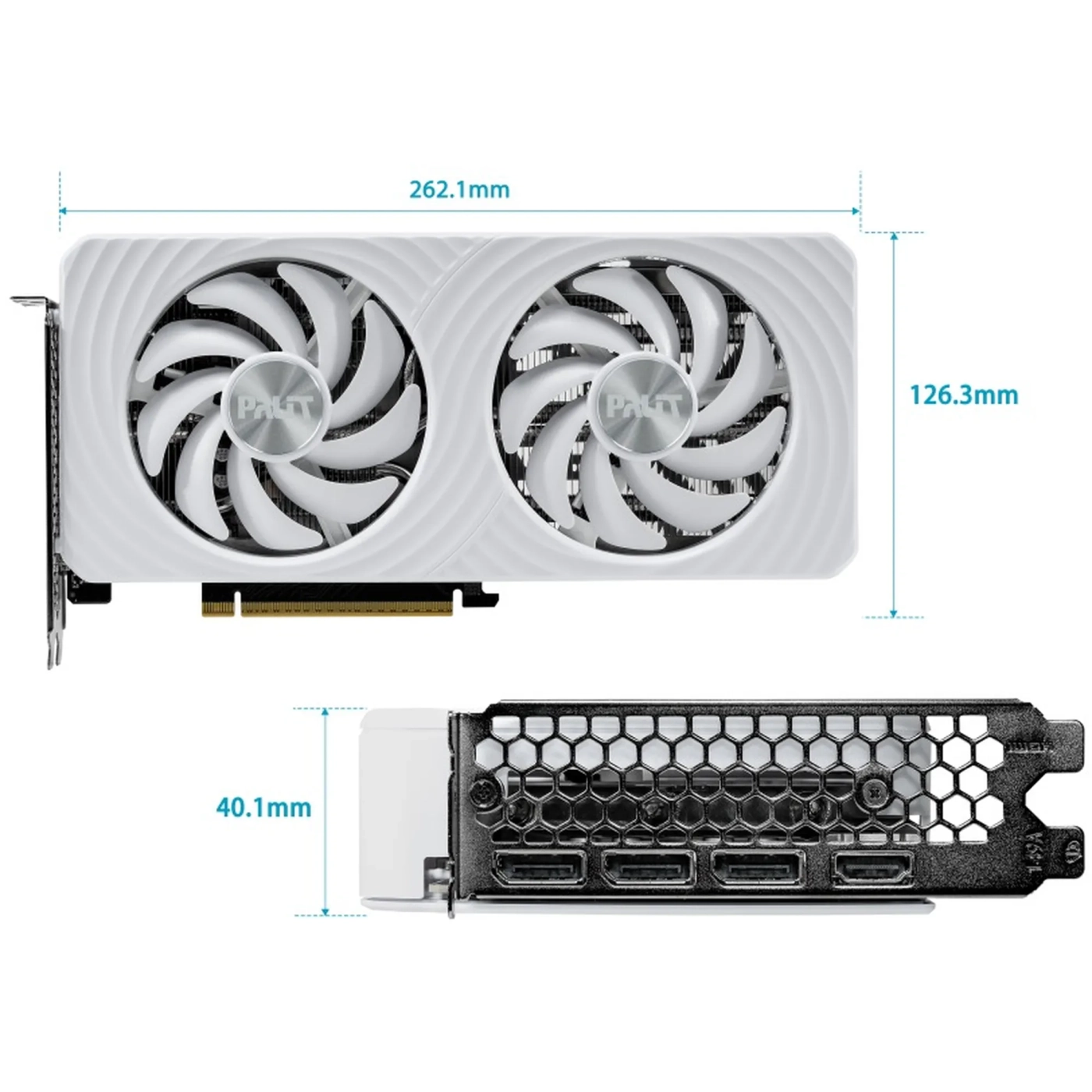 Купити Відеокарта PALIT Nvidia GeForce RTX 5060 Ti White OC 16GB GDDR7 (NE7506TU19T1-GB2061M) - фото 9