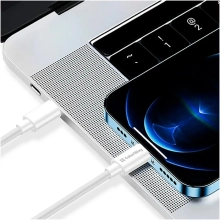 Купити Кабель Colorway USB-C - USB-C (TPE) (PD Fast Charging 60W) 3.0А 1м White (CW-CBPDCC055-WT) - фото 6