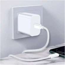 Купити Кабель Colorway USB-C - USB-C (TPE) (PD Fast Charging 60W) 3.0А 1м White (CW-CBPDCC055-WT) - фото 7