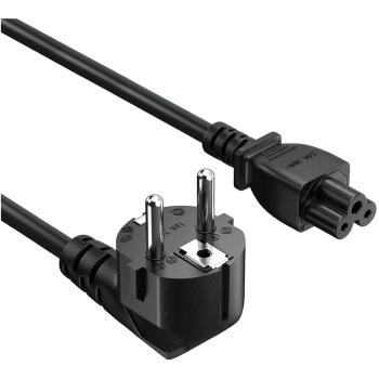 Купити Кабель живлення ColorWay CEE7/7-C5 1 м Black (CW-CBP084-BK) - фото 1