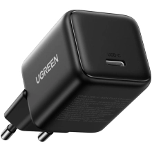 Купити Зарядний пристрій UGREEN X512 20W USB-C GaN PD EU Black (UGR-55553) - фото 2