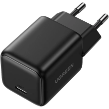 Купити Зарядний пристрій UGREEN X512 20W USB-C GaN PD EU Black (UGR-55553) - фото 3