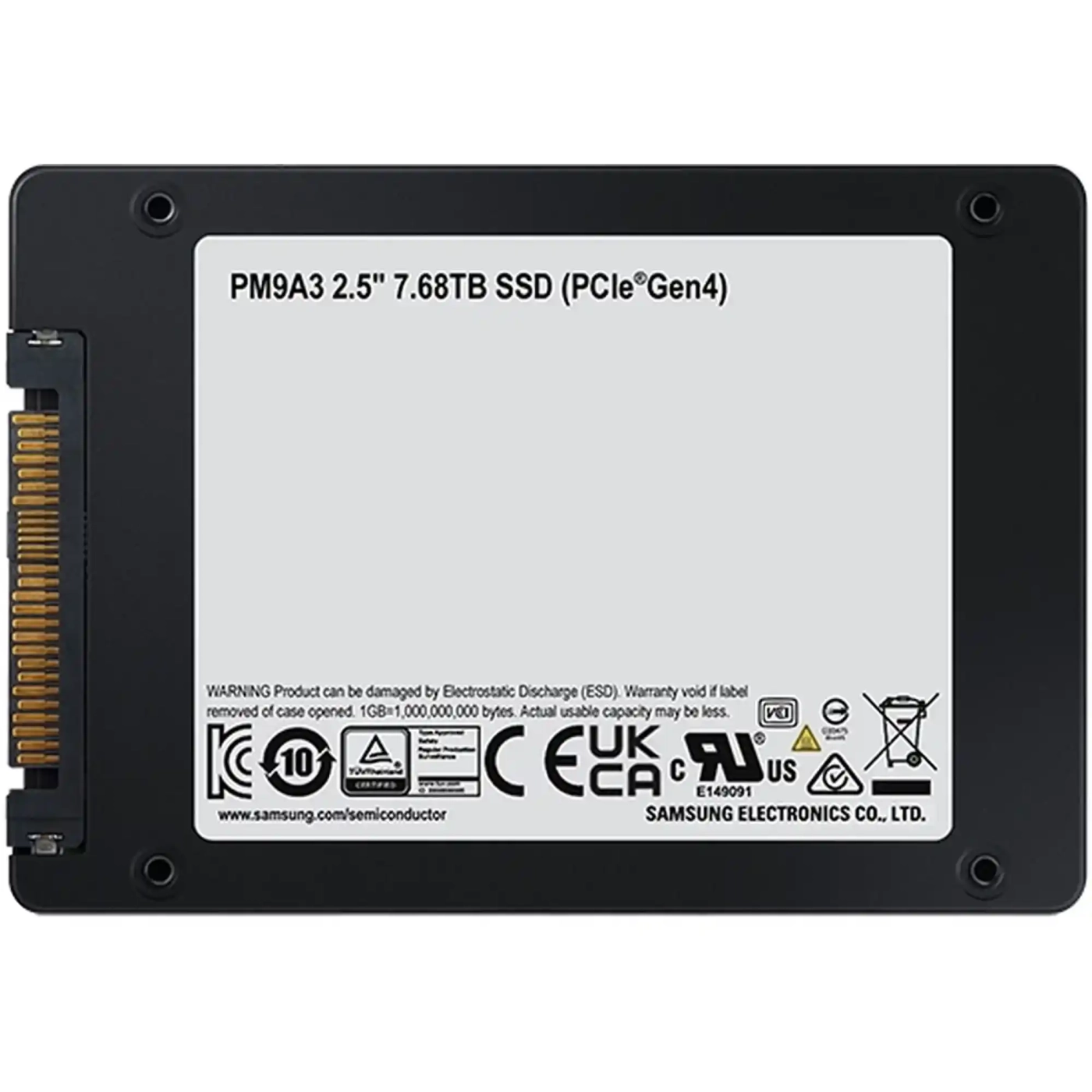Купить SSD диск Samsung PM9A3 7.68TB U.2 2.5" (MZQL27T6HBLA-00A07) - фото 4