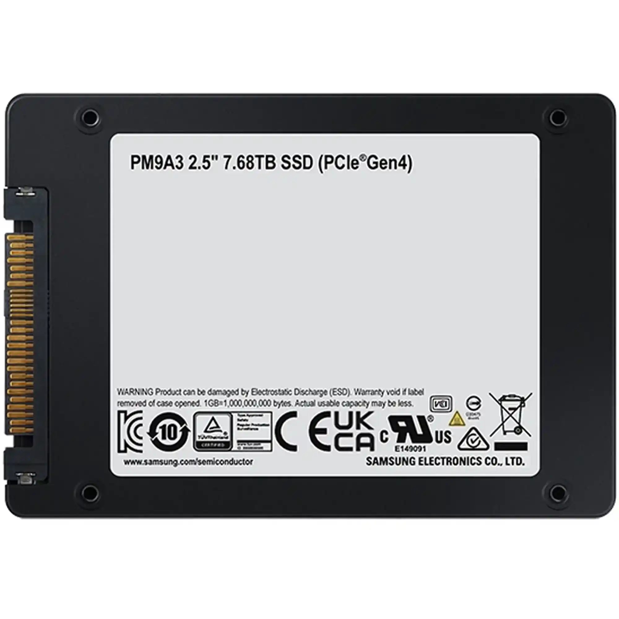 Купить SSD диск Samsung PM9A3 7.68TB U.2 2.5" (MZQL27T6HBLA-00A07) - фото 4