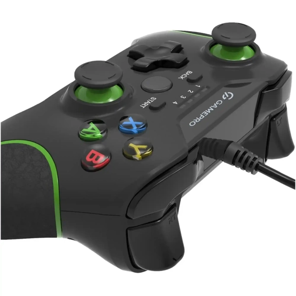 Купити Геймпад GamePro MG450B PC/PS3/Android Black-Green (MG450B) - фото 4