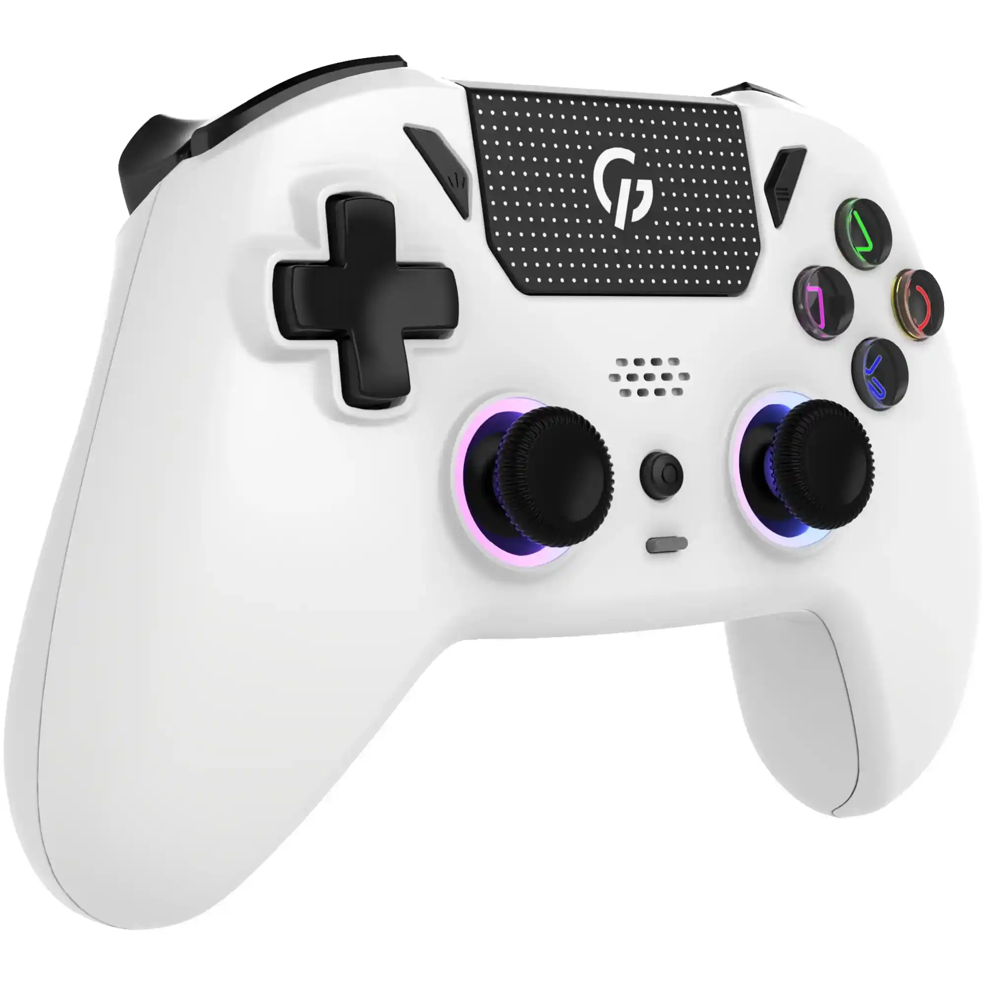 Купить Геймпад GamePro с зарядной станцией 2.4G/BT 5.1/USB (Switch/PC/PS/iOS/Android) RGB White (GPS20W) - фото 2