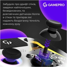 Купить Геймпад GamePro с зарядной станцией 2.4G/BT 5.1/USB (Switch/PC/PS/iOS/Android) RGB White (GPS20W) - фото 7