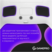 Купить Геймпад GamePro с зарядной станцией 2.4G/BT 5.1/USB (Switch/PC/PS/iOS/Android) RGB White (GPS20W) - фото 8