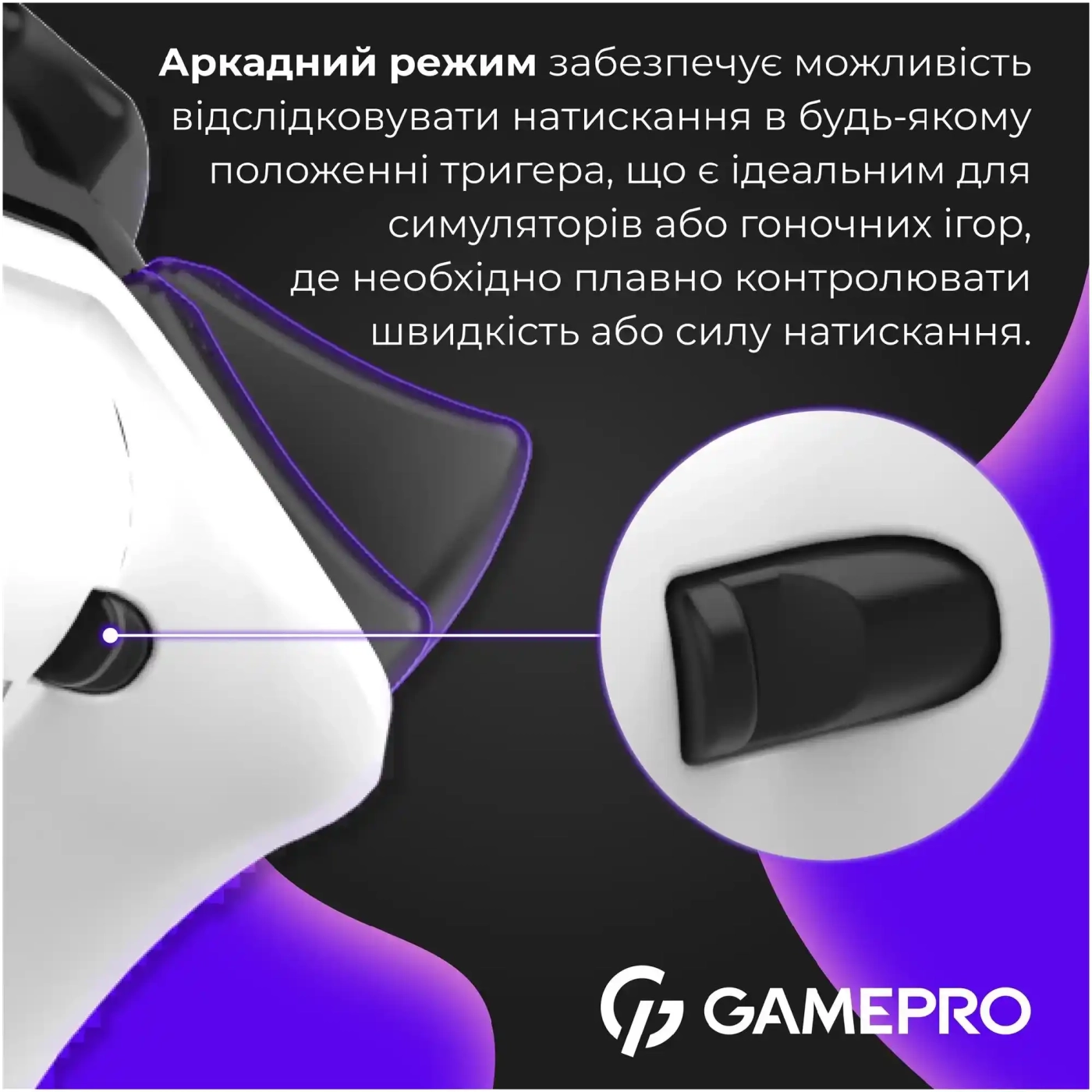 Купить Геймпад GamePro с зарядной станцией 2.4G/BT 5.1/USB (Switch/PC/PS/iOS/Android) RGB White (GPS20W) - фото 9