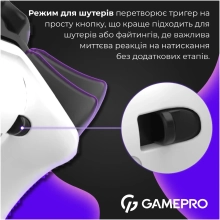 Купить Геймпад GamePro с зарядной станцией 2.4G/BT 5.1/USB (Switch/PC/PS/iOS/Android) RGB White (GPS20W) - фото 10