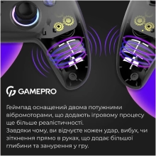 Купить Геймпад GamePro с зарядной станцией 2.4G/BT 5.1/USB (Switch/PS/PC/iOS/Android) RGB Black (GPS20BDOC - фото 6