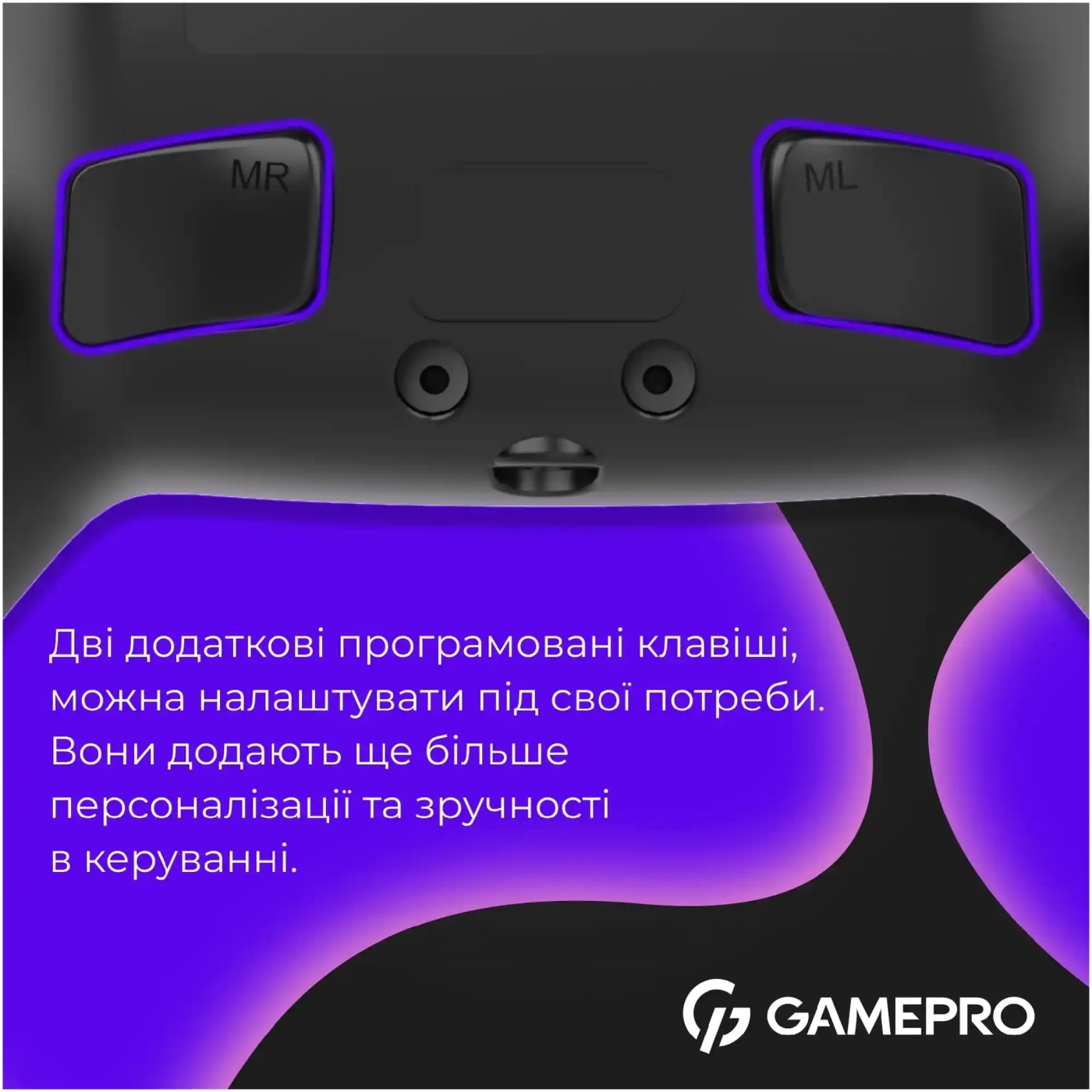 Купить Геймпад GamePro с зарядной станцией 2.4G/BT 5.1/USB (Switch/PS/PC/iOS/Android) RGB Black (GPS20BDOC - фото 12