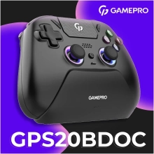 Купить Геймпад GamePro с зарядной станцией 2.4G/BT 5.1/USB (Switch/PS/PC/iOS/Android) RGB Black (GPS20BDOC - фото 16
