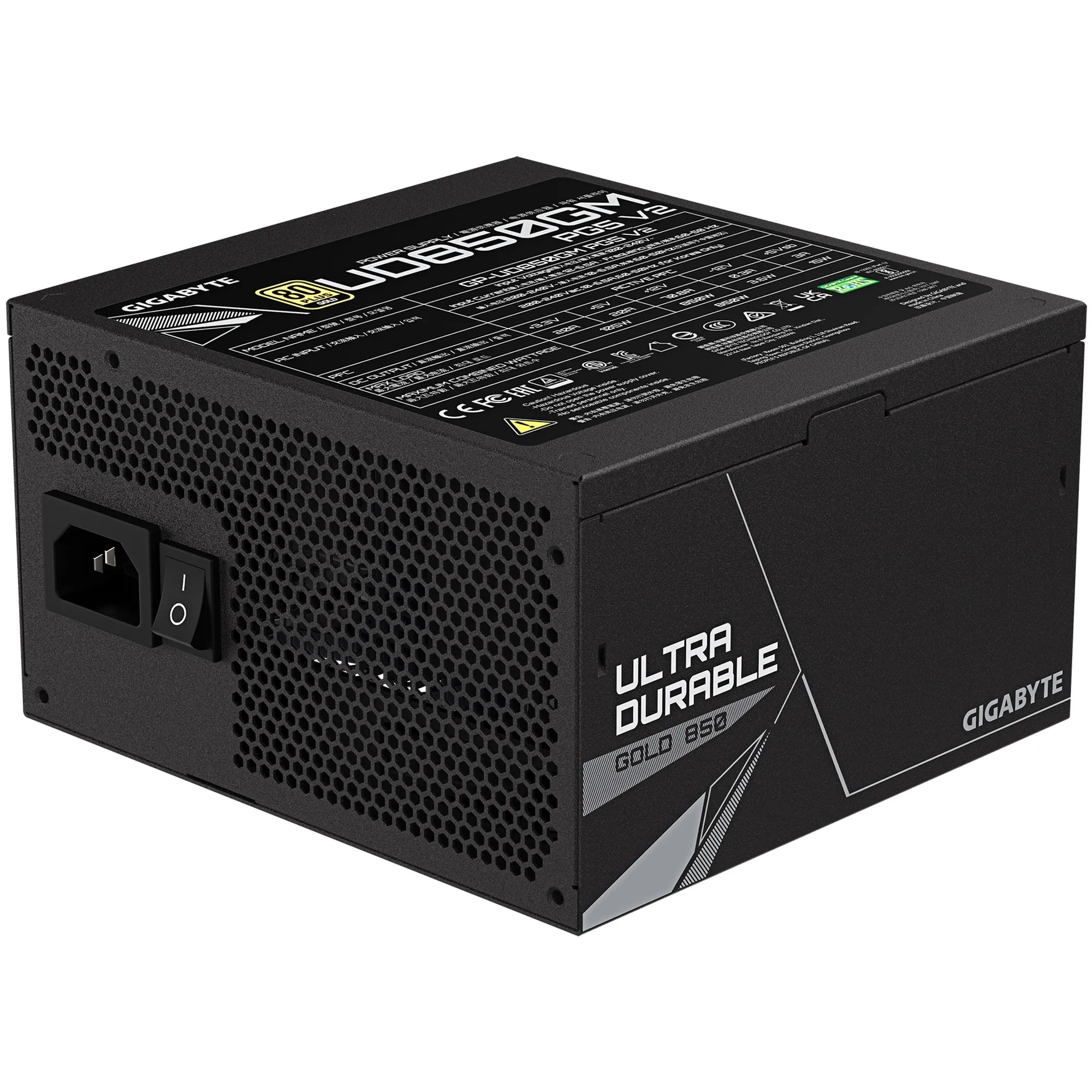 Купити Блок живлення GIGABYTE Ultra Durable 850W 80+ Gold (GP-UD850GM PG5 V2) - фото 2