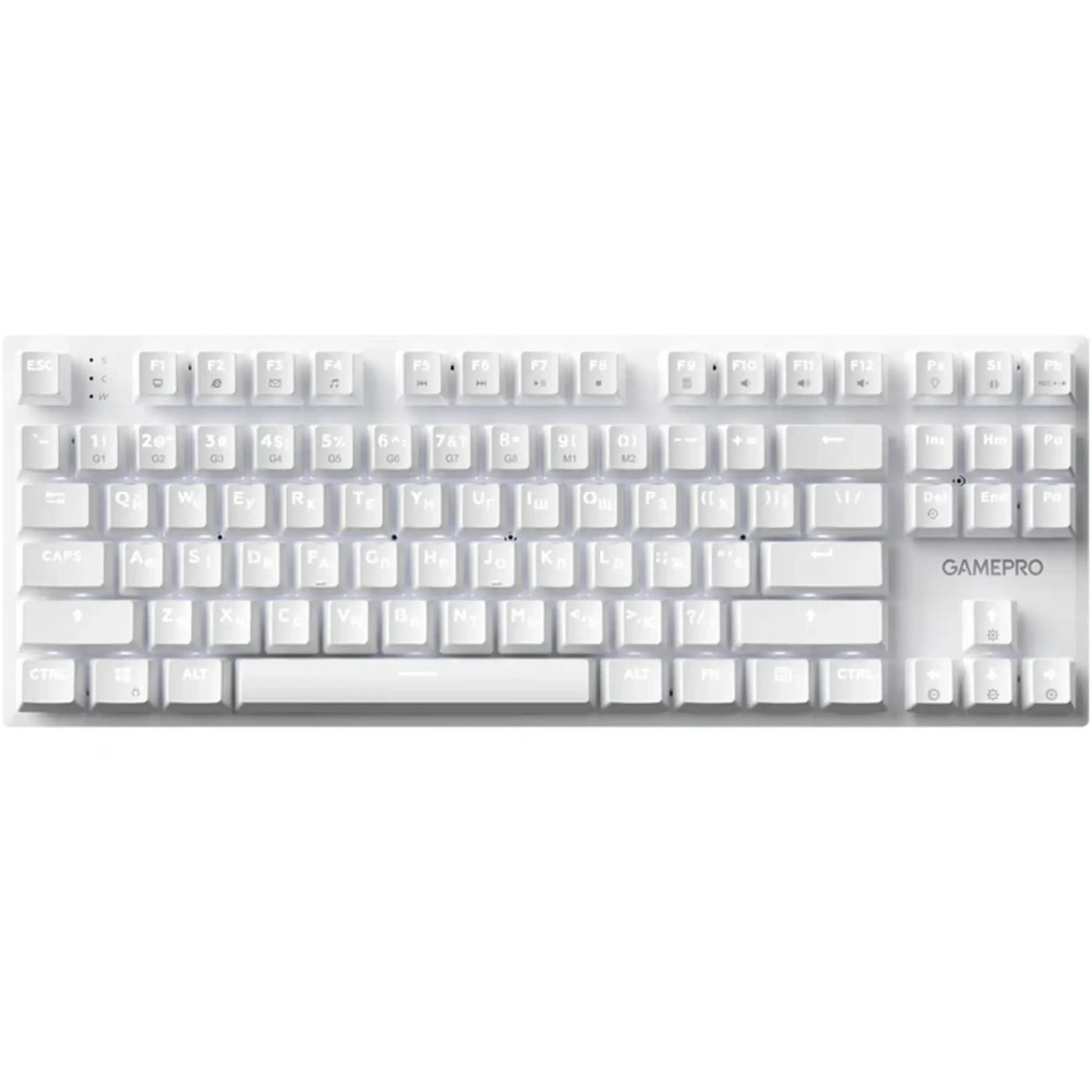 Купить Клавиатура GamePro Genesis Joker 87% Red switches (MK124W) - фото 1