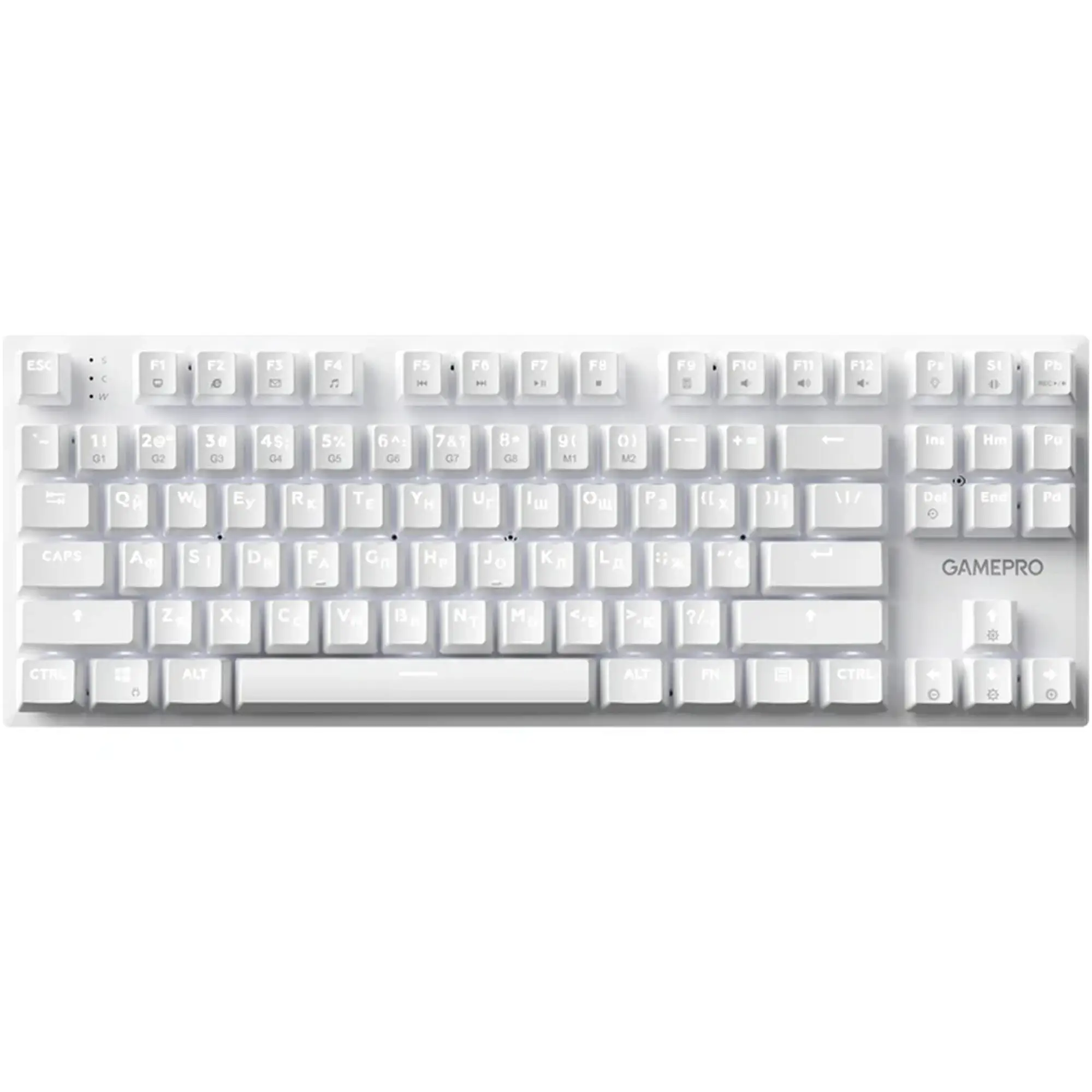 Купить Клавиатура GamePro Genesis Joker 87% Red switches (MK124W) - фото 1