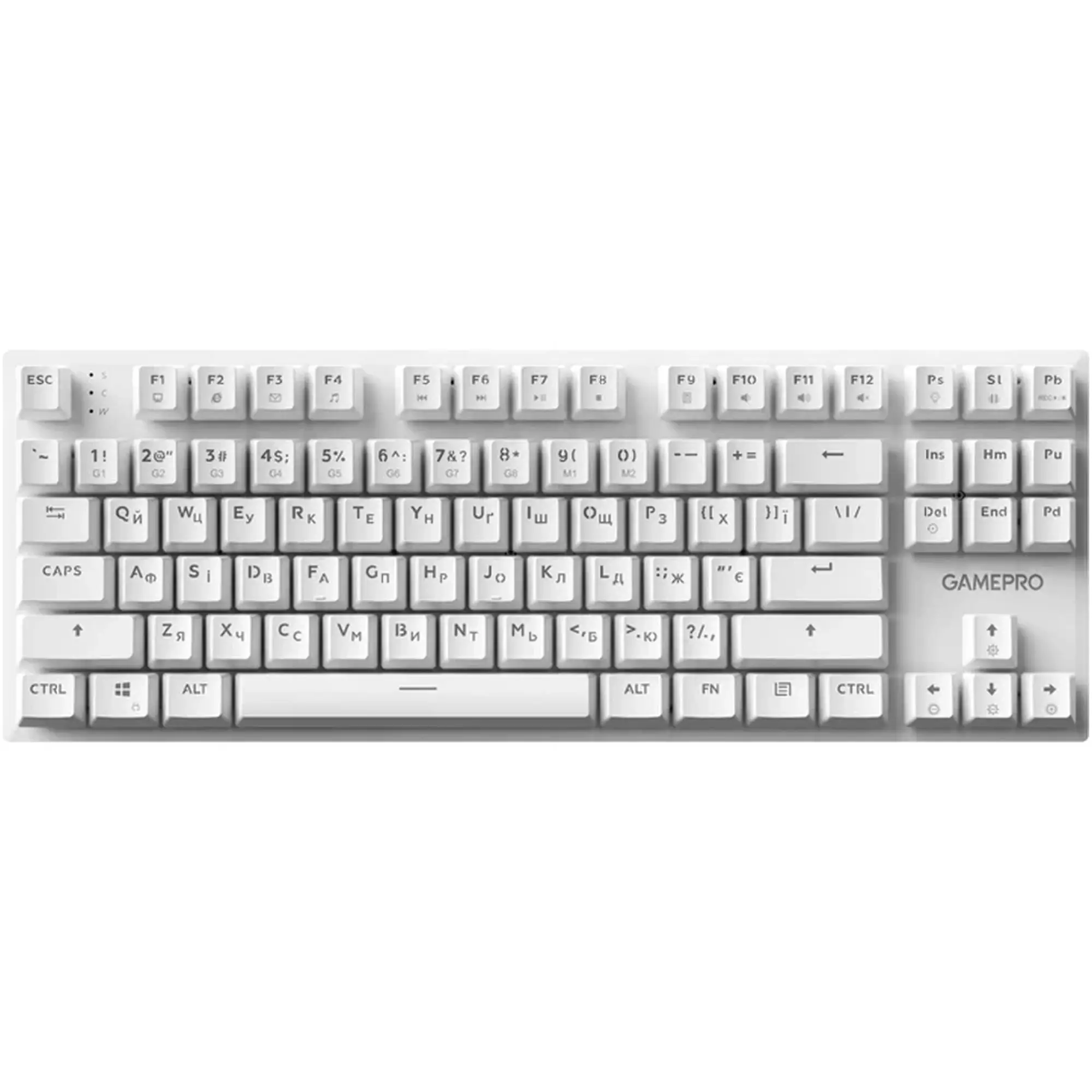 Купить Клавиатура GamePro Genesis Joker 87% Red switches (MK124W) - фото 2