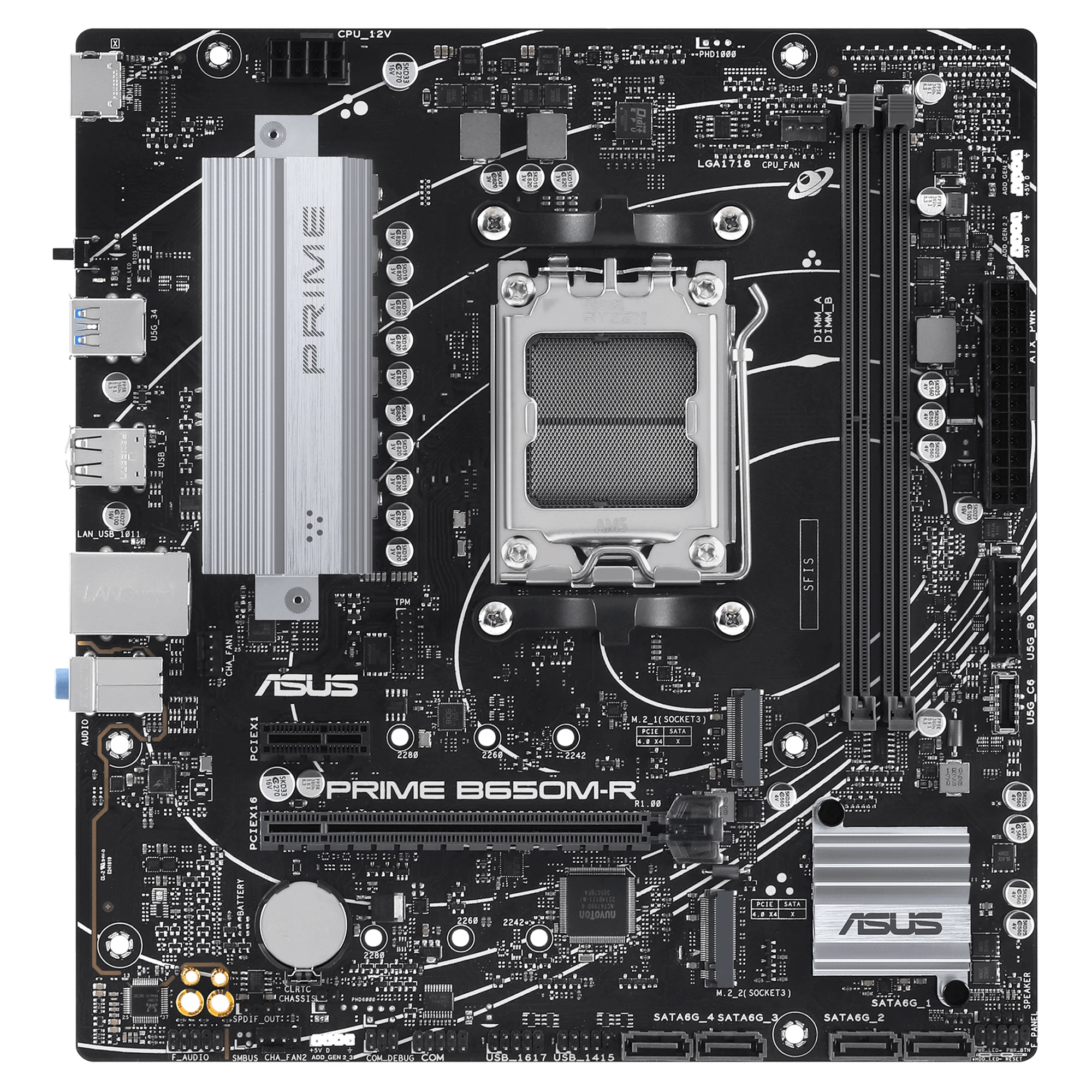 Купити Материнська плата ASUS PRIME B650M-R - фото 2