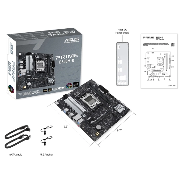 Купити Материнська плата ASUS PRIME B650M-R - фото 7