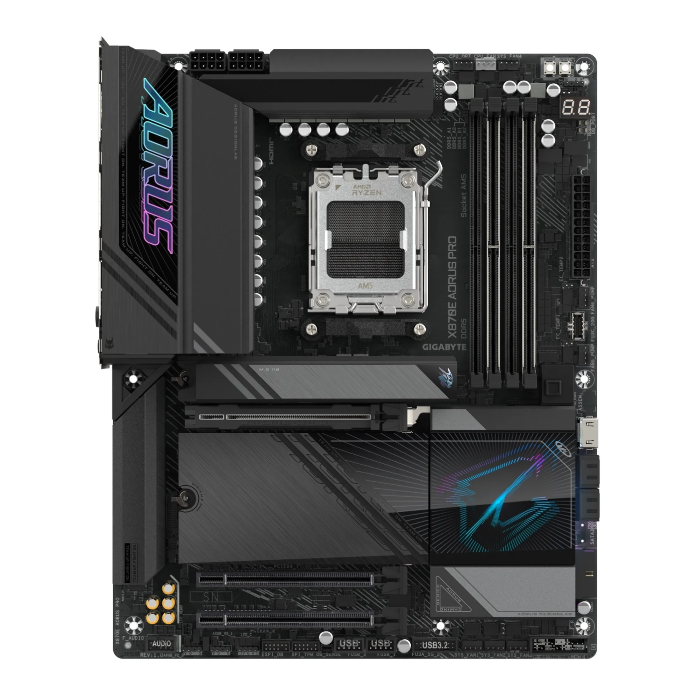 Купити Материнська плата Gigabyte X870E AORUS PRO - фото 1