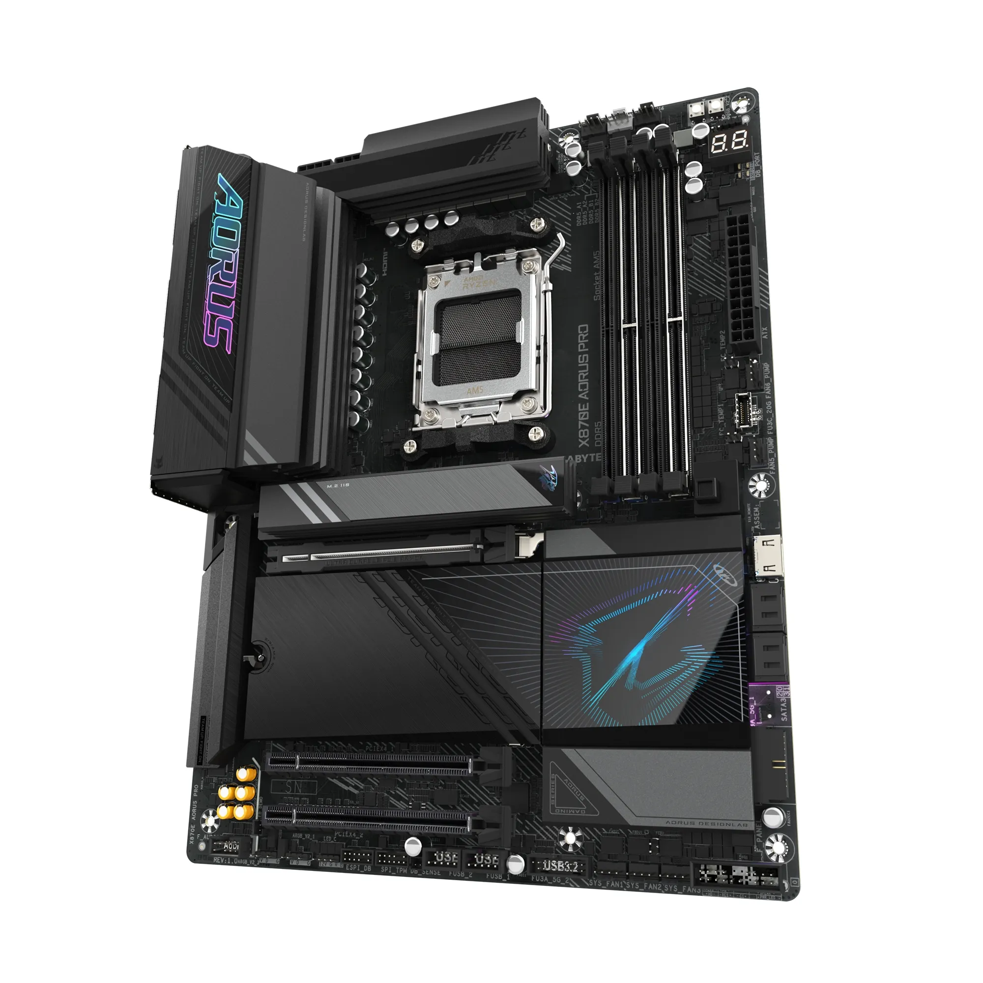Купити Материнська плата Gigabyte X870E AORUS PRO - фото 3