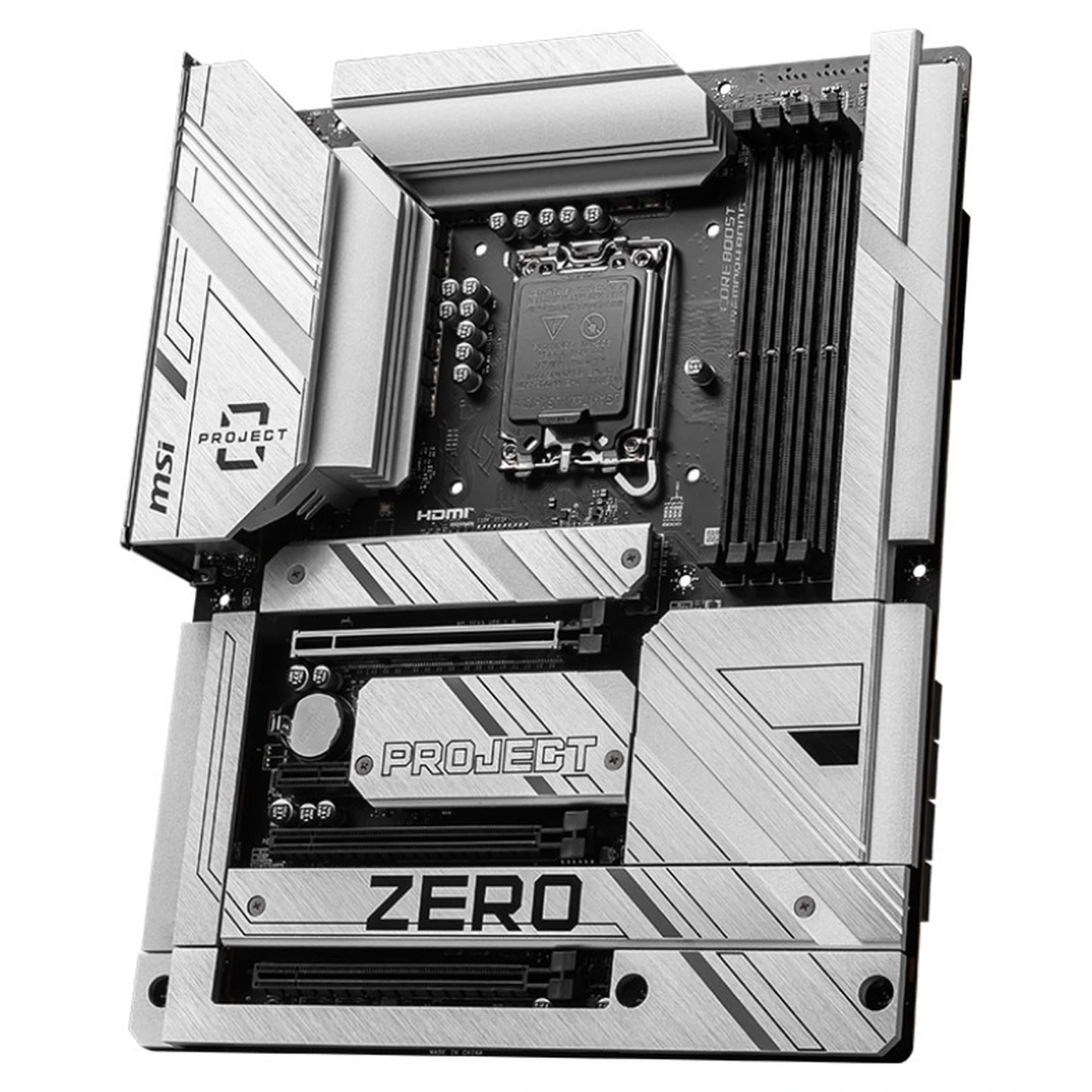 Купить материнскую плату MSI Project Zero, стильный дизайн, поддержка мощных процессоров, сокет Z790