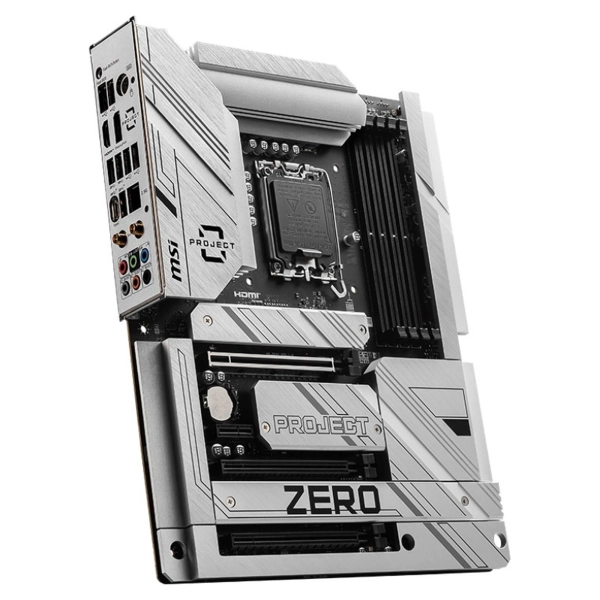 Материнская плата MSI Project Zero, премиум-компоненты, эффективное охлаждение, современный вид
