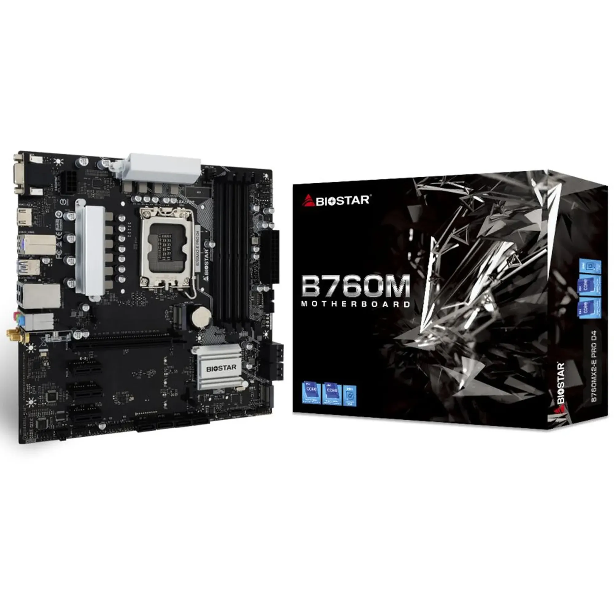 Купить Материнскaя плата BIOSTAR B760MX2-E PRO D4 (s1700, Intel B760) - фото 4