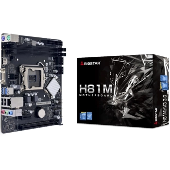 Купить Уценка Материнская плата Biostar H81MHV3 3.0 (IH81SMHS-11_73017B11602392) - фото 1