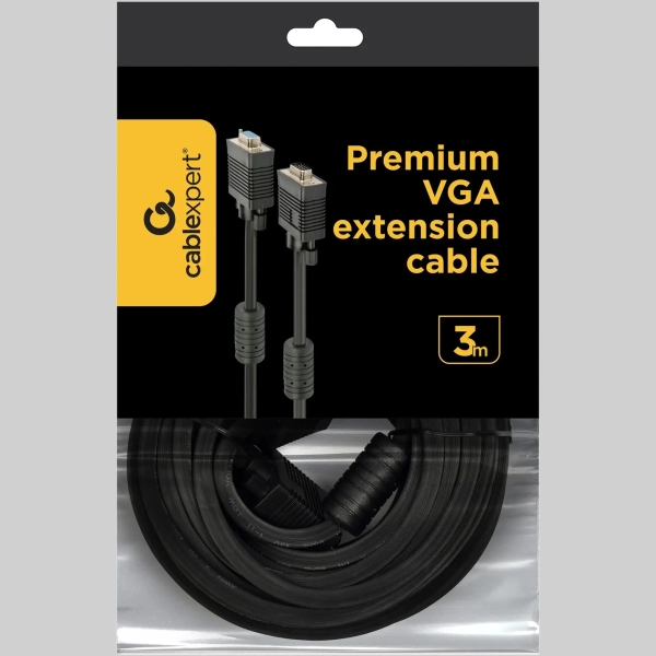 Купити Кабель Cablexpert VGA 3м Black (CC-PPVGAX-10-B) - фото 3