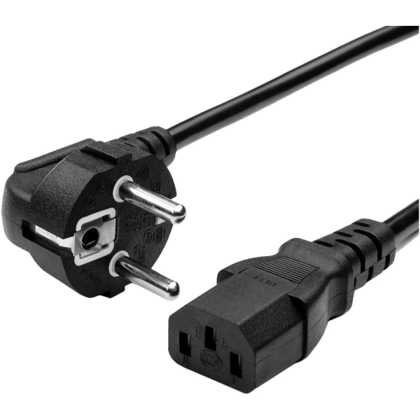 Купить Кабель питания ATCOM CEE 7/7 - C13 1.8м (14367) - фото 2