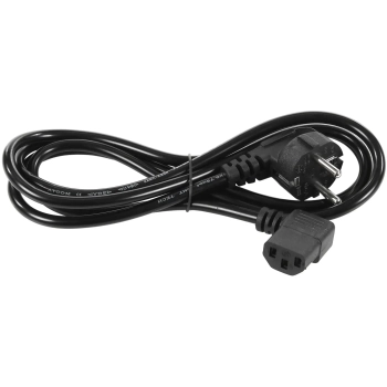 Купити Кабель живлення ATCOM CEE 7/7 - C13 1.8м кутовий (15270) - фото 1